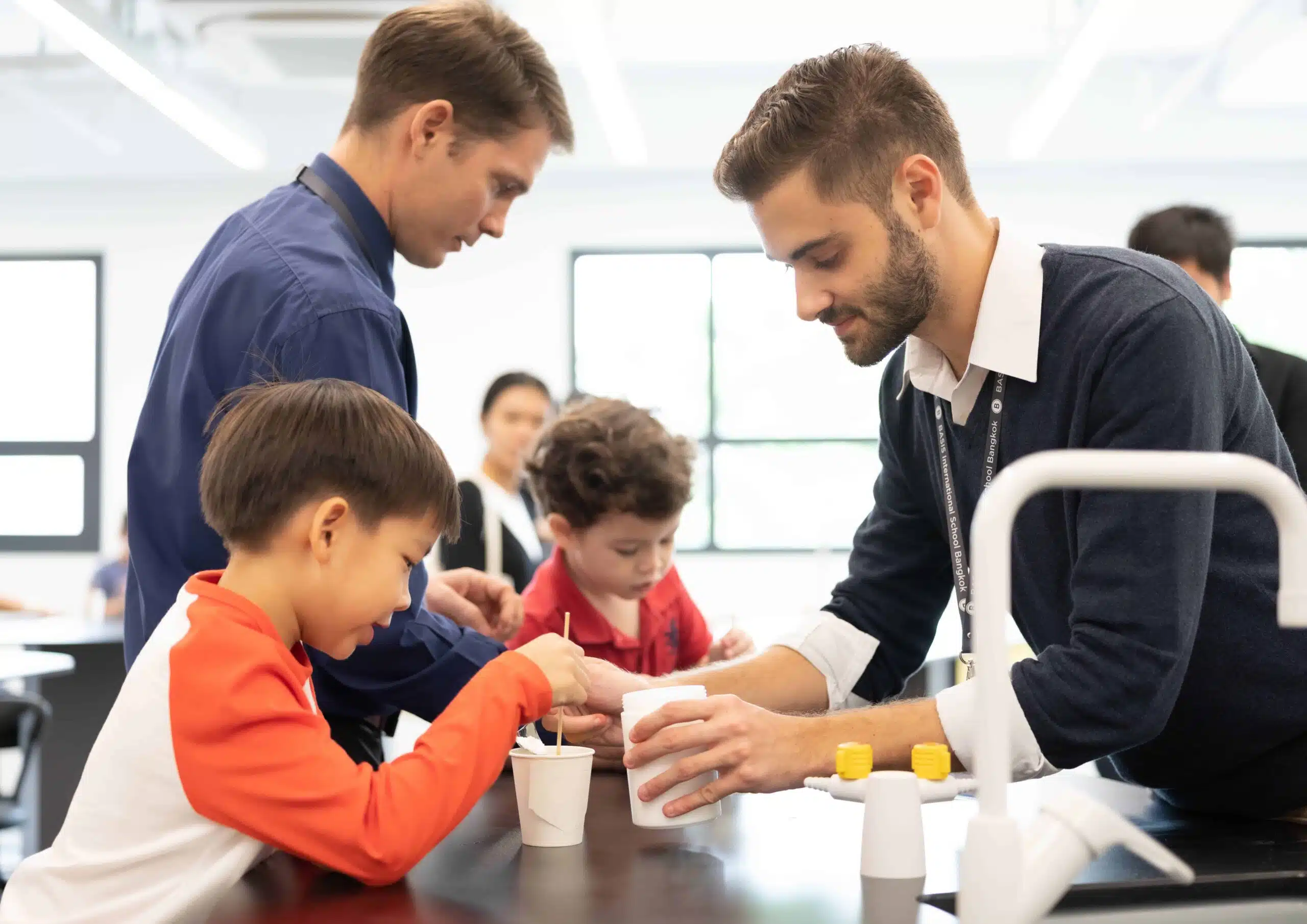 BASIS International School Bangkok students working on an engineering project