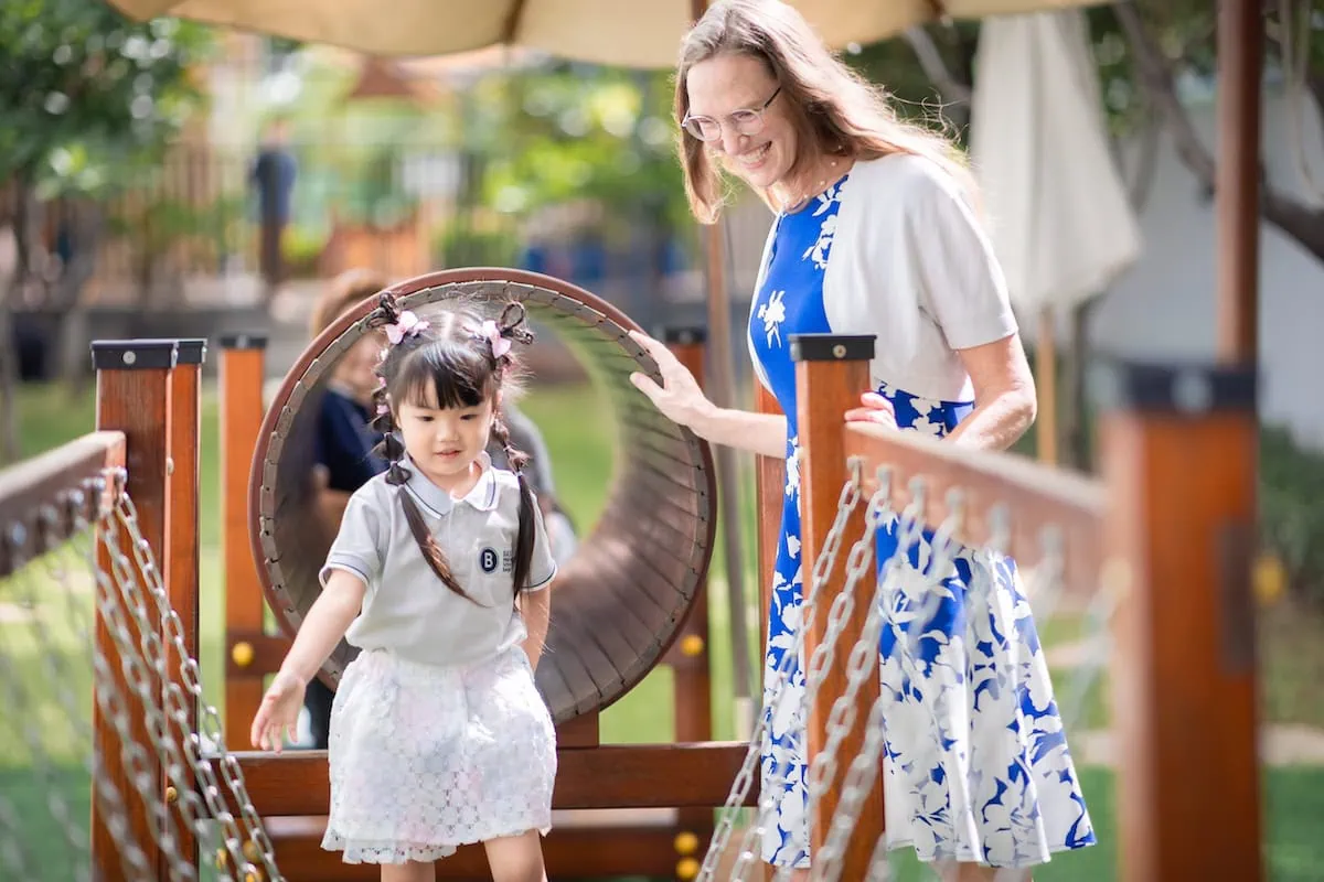 An early years student at BASIS International School Bangkok