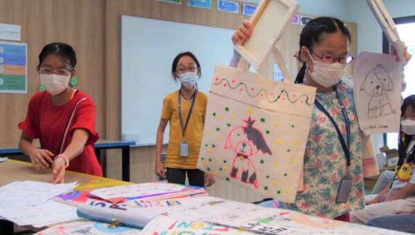 students6-min Young BASIS International School Bangkok students making art in class